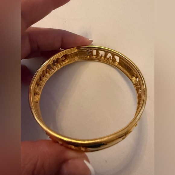 CHANEL vintage 1980s Bangle Bracelet with COA